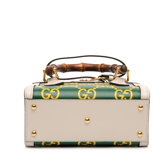 Pre-Loved Gucci Mini Leather Bamboo GG Diana Satchel - Picture 3 of 12